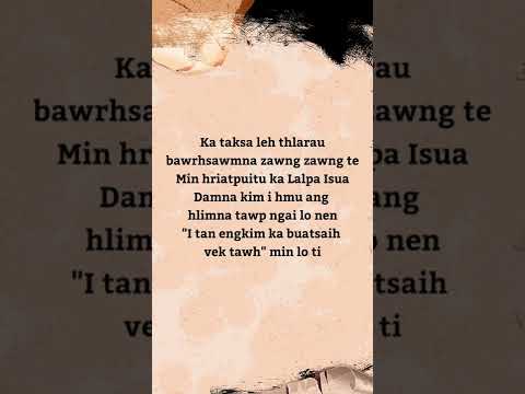 Min Theihnghilh Bik Lo'ng | Lyrics Video | Victor Records