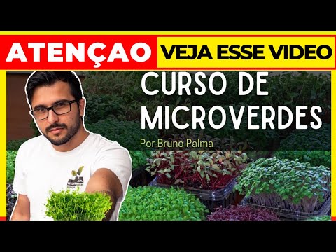 💥Curso Microverdes por Bruno Palma - Bruno Palma Microverdes - Curso de Microverde Bruno Palma é bom