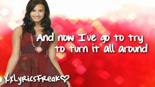 Demi Lovato - It&#39;s Not Too Late [Camp Rock] - Lyrics On Screen HD