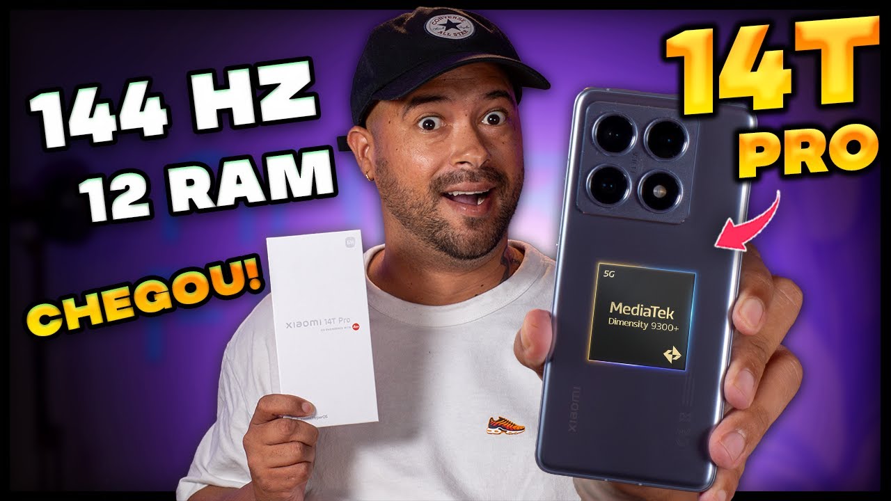 O XIAOMI 14T PRO chegou MELHOR que o GALAXY S24 ULTRA?! 🤔