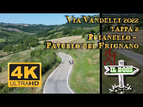 Via Vandelli - da MODENA a MASSA - tappa 2 - 4K