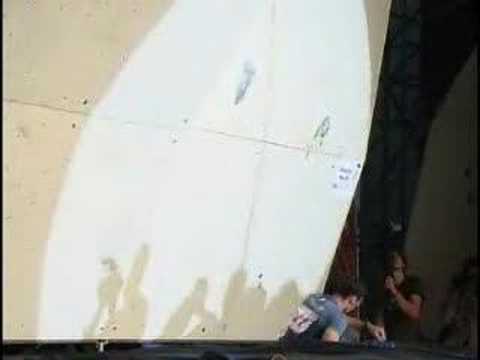 Kletter-WM 2005: Bouldern Finale Herren, Daniel Dulac (FRA)