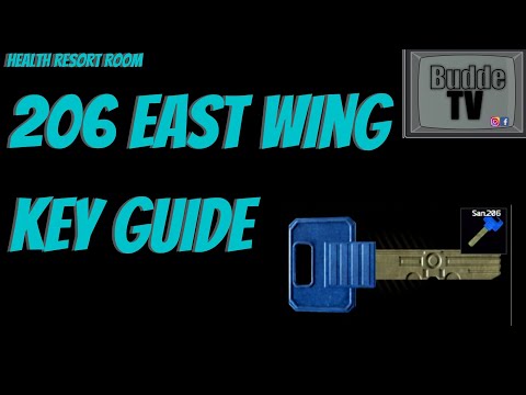 206 East Key Guide  / Ostflügel-Zimmerschlüssel 206