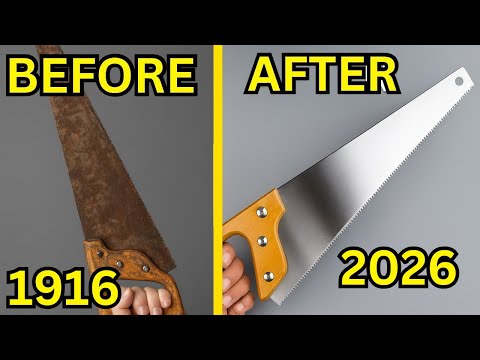 I Restored a 110-Year-Old Hand Saw by Hand | Tool Restoration
