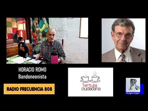 Horacio Romo, bandoneonista. Homenaje a Leopoldo Federico en TERTULIA CIUDADANA de Fernando Rossi
