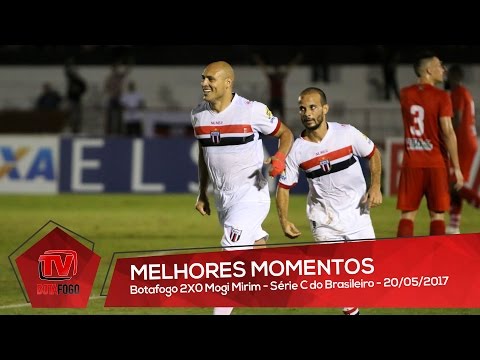 MELHORES MOMENTOS: Botafogo 2X0 Mogi Mirim - Brasileiro Série C - 20/05/2017