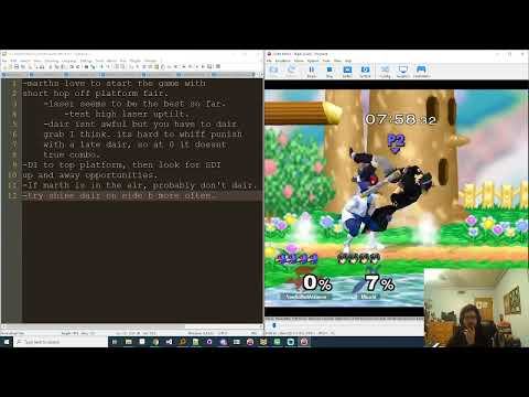 Fiction Melee Self-Study Session - Falco vs Marth