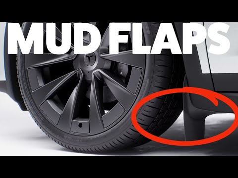 Tesla Model X: Mud Flaps Are Easy to Install