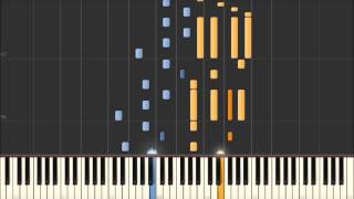Morning Has Broken (Rick Wakeman) - Synthesia piano tutorial