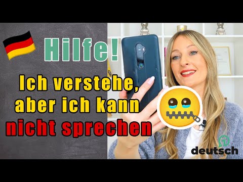 Ich verstehe 🇩🇪Deutsch, aber ich kann nicht richtig sprechen!😭