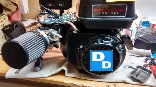 How to install AirFilter adapter kit and main jet, on 212cc Predator