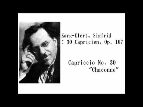 【Karg-Elert】Chaconne for solo flute