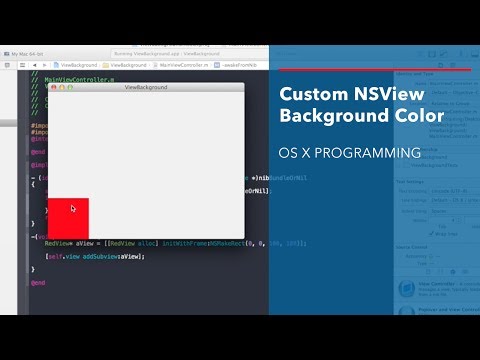Cocoa Tutorial: Custom NSView Background Color