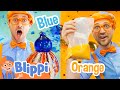 Blippi Learns About Colors And Glass Blowing Arts And Crafts For Kids