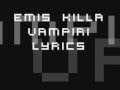 Emis Killa Vampiri Lyrics 