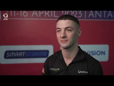 Rhys MCCLENAGHAN (IRL) - Interview after podium training
