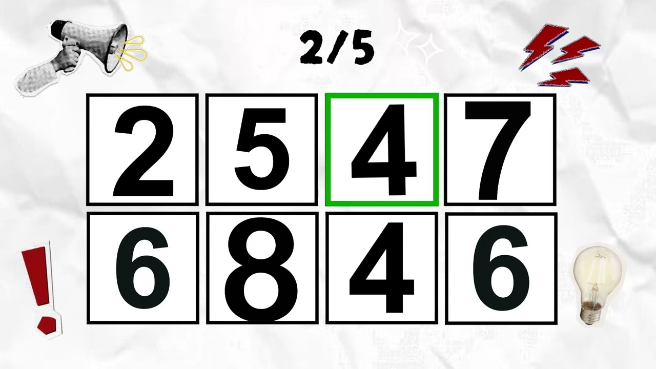 SAY THE WORD ON BEAT (NUMBERS EDITION) EASY LEVEL 1-5 