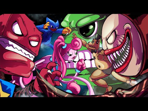 Choo choo charles vs Mommy Long Legs vs Boxy Boo vs Jumbo Josh vs Huggy Wuggy vs Freddy | (Ep 1-3)