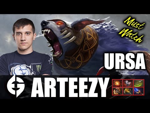 Arteezy - URSA Carry Safelane - 7.28 - The Best Carry Guide - Dota 2 Pro Games - Full Gameplay