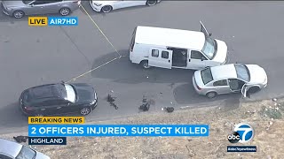 Deputyshooting suspect killed in gun battle with San Bernardino police | ABC7