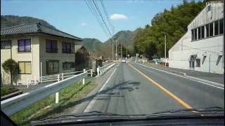 preview picture of video '[HD] 国道184号(5/5)  未整備区間～出雲 （６倍速） Japan route 184'