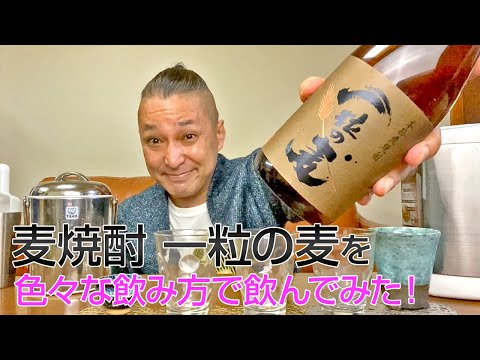【麦焼酎】西酒造の「一粒の麦」を飲んでみた♪ 美味しい焼酎FUN!!