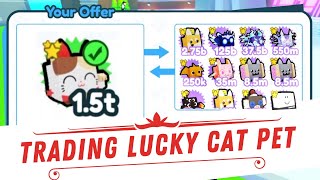 WHAT PEOPLE TRADE FOR A LUCKY CAT | PET SIMULATOR X