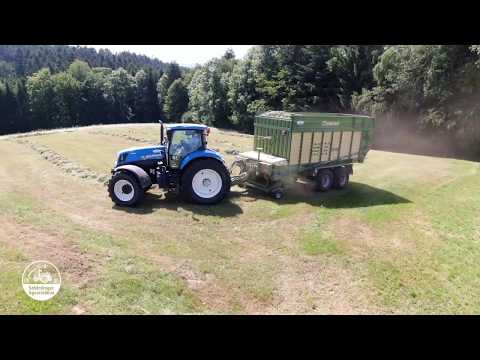 Gras silieren 2019 | 2x New Holland T7 | 2x Krone MX 320 GD | Grassilage
