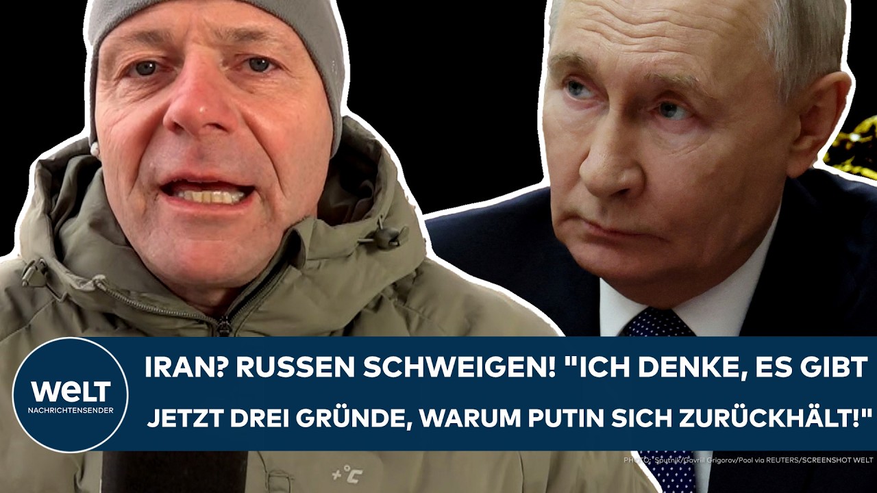 IRAN: Russen schweigen! "Ich denke, es gibt jetzt drei Gründe, warum Putin sich zurückhält!"