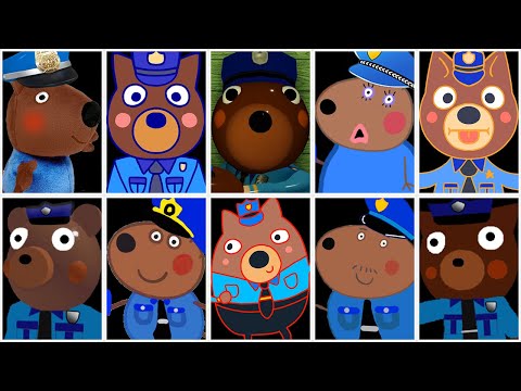 ROBLOX Piggy 2 NEW Officer DOGGY ALL JUMPSCARES INFECTEDDEVELOPER'S PIGGY!