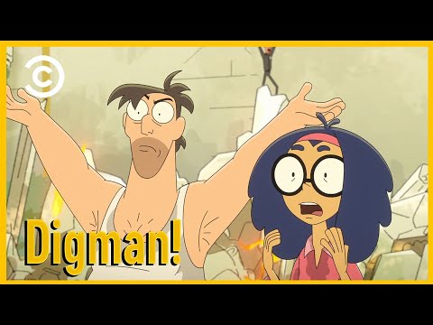 Über den Wolken | Digman! | Staffel 1 Folge 5 | Comedy Central Deutschland