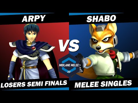 Arpy vs shabo - Losers Semi Finals | Midlane Melee 23