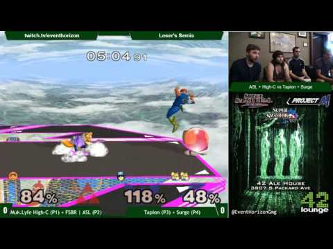 Construct 56 - Muk.Lyfe High C + FSBR | ASL vs Tapion + Surge - Melee Doubles LS