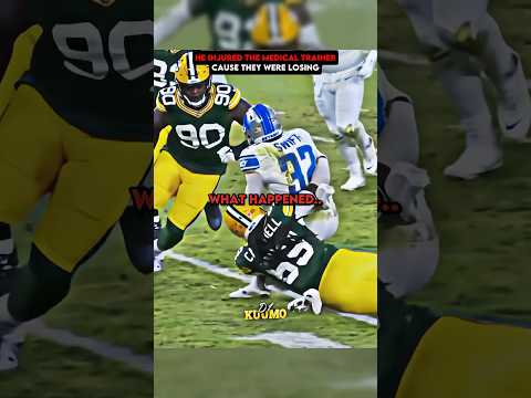 Packers INJURED a medical Trainer because they lost 😡☠️Packers Vs Lions | #nfl #shorts