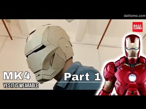 Cardboard Iron Man Part 1 - Helmet