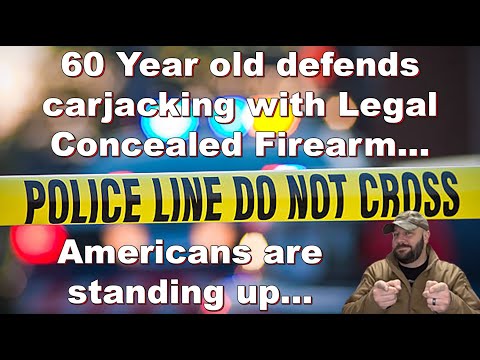 60 Year old refuses to be "a good witness"... Defends a carjacking from 2 armed assailants... Thumbnail