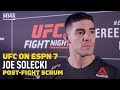 Joe Solecki Explains Trash Talk With Matt Wiman During at UFC on ESPN 7 - MMA Fighting