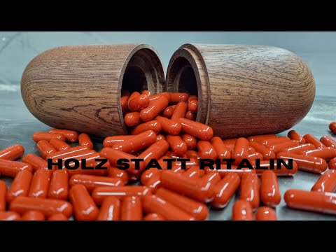 Holz Kapsel drechseln mit Konterholz