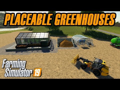 ★ Farming Simulator 19 Mod Video Review Greenhouses + Consoles ★