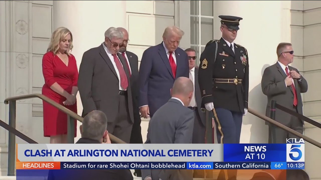 Trump campaign was told not to take photos at Arlington National Cemetery
