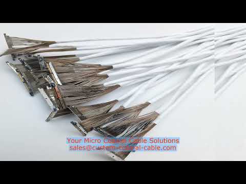 30 pin micro-coax cable for robotics AS9100 IPEX 20455-050E-12 CONN FFC 80POS 0.4MM SMD R A Backbone