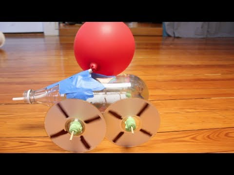 DIY Self-Propelled Balloon Car Water Bottle, Step-by-Step Instructions