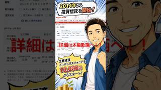 投資信託で初めて購入した商品は世界経済インデックスファンドで金額は1万円でした‼️
