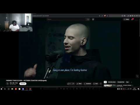 Реакция Американца на FRIENDLY THUG 52 NGG - OCTOBER | TOASTER LIVE