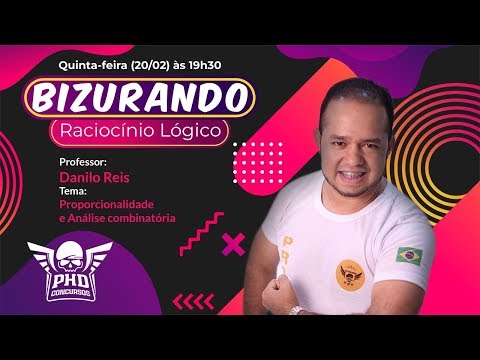 BIZURANDO RACIOCÍNIO LÓGICO PARA O CRESS - DANILO REIS - PHD CONCURSOS