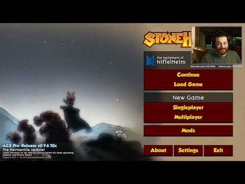 StoneHearth 1st Day. Starting fresh with the (ACE) mod