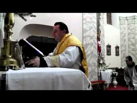 Sancta Missa Tridentina in Tempore Natali / Pribeta 7.1.2012