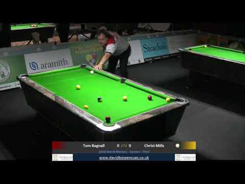 2018 WEPF MASTERS SENIORS FINAL T BAGNALL V C MILLS