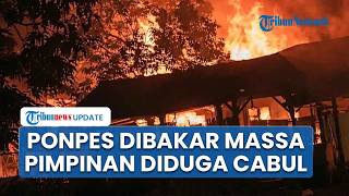 Pondok Pesantren di Lampung Dibakar Massa, Pimpinan Ponpes Diduga Cabul hingga 1 Orang Diamankan