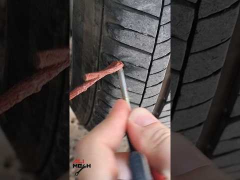 Emergency flat tire repair kit